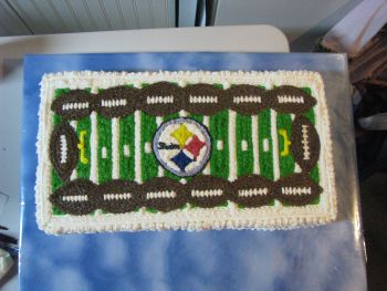 Football Field Fun Cake