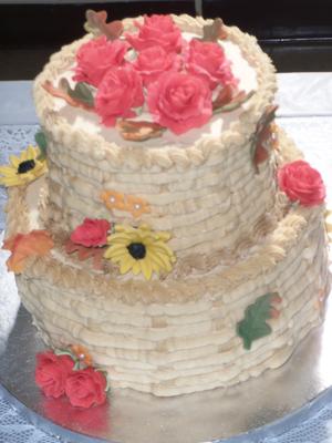 Harvest Cake on Display