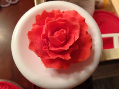 Harvest Cake - Assembled Rose