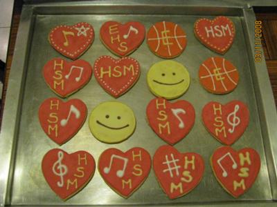 High School Musical Cookies