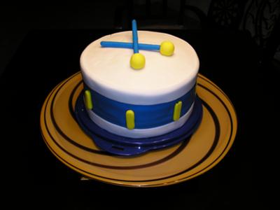 Fondant Drum Cake