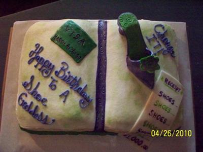 Book and Shoe Cake