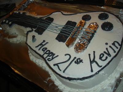 Kevin's Guitar Cake