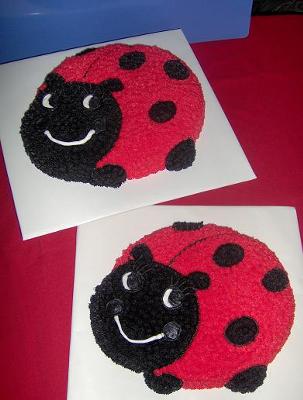 Ladybug Baby Shower Cake