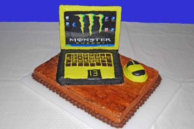 Laptop Computer Monster Cake