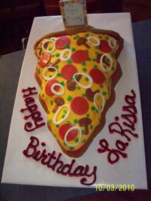 Kids Cake Tutorials: Pizza Cake! - Merry About Town