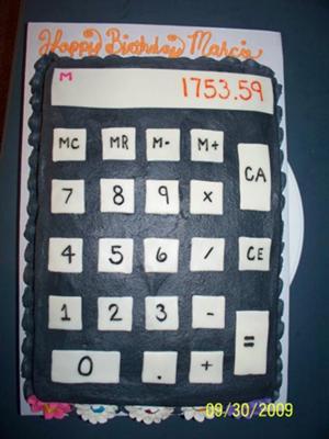 Calculator Cake