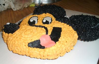 Mickey Mouse Cake made by Gramma