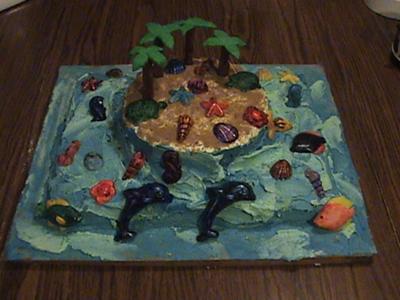 Ocean Island Cake