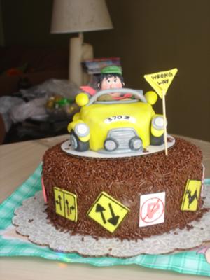 On The Road Cake
