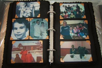 Photo Album Cake