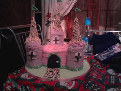 Princess Castle Cake