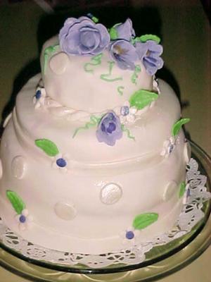 Purple Flower Cake