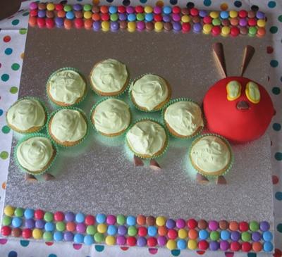 The very hungry caterpillar cake