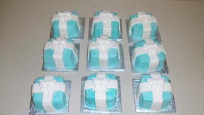 Tiffany Themed Bridal Shower Cakes