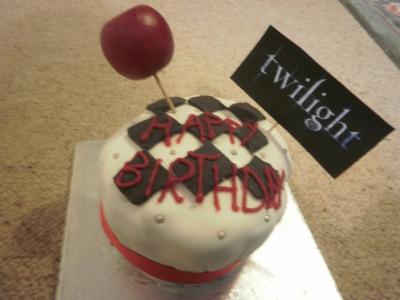 Twilight Birthday Cake