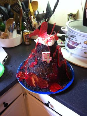 Volcano Cake