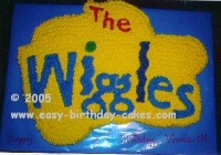 wiggles birthday cake