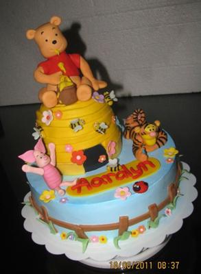 Winnie the Pooh and Friends Cake