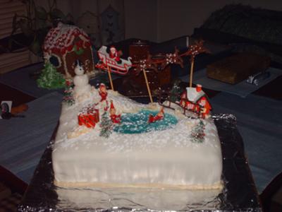 Winter Wonderland Cake