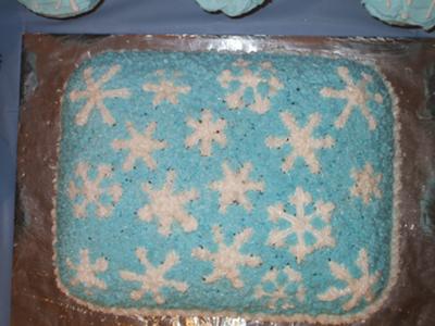 Winter Wonderland Snowflake Cake - Wilton