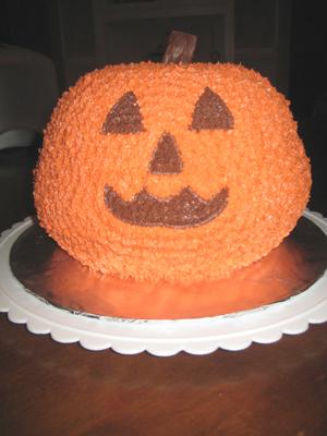 3D Pumpkin Cake