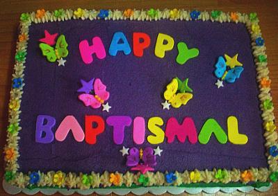 Baptismal Cake