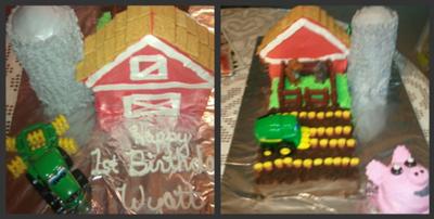 Birthday on the Farm Cake