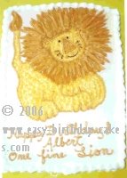 creative birthday cakes - lion