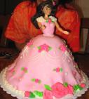 Elizabeth's Barbie Birthday Cake