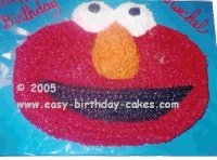 elmo birthday cake