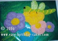 flower birthday cake