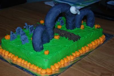 Graveyard Cake