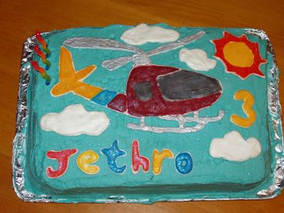 Helicopter Cake