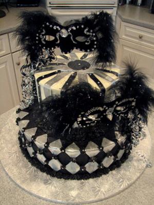 Masquerade Ball Cake