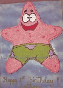 Patrick Star from spongebob cake