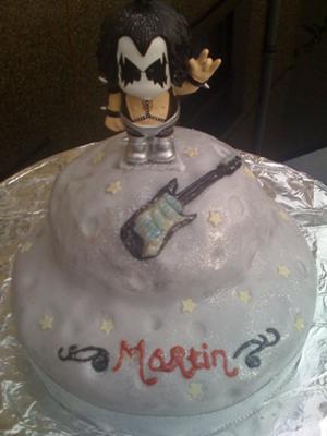 Planet Rock - Moon Based Cake