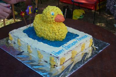 Rubber Ducky Cake