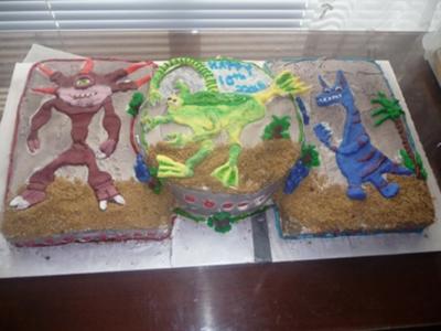 SPORE Themed Cake