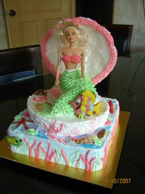 The Little Mermaid Cake