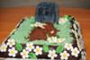One Foot in the Grave Cake